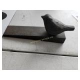 Rustic Cast Iron Bird Door Stop