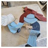Wood Sunbonnet and Homer Swingers, Cardinal