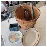 Winnie the Pooh Plate, Peck Basket,