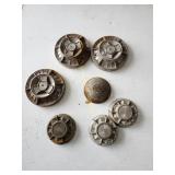 Vintage Peddle Tractor Hub Caps, Murray Small