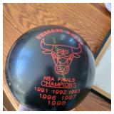 Bulls Bowling Ball NBA Final Champions