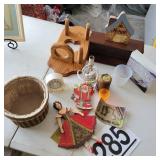 Pull Doll and Santa, Timer, Basket...