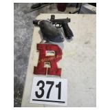 Tipton Paint Gun and Letter R