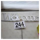 Garden Welcome Sign