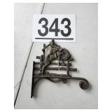 Rustic Cast Iron Bronco Cowboy Hanger