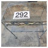 Vintage MC Mesh Wrought Iron Ivy Pattern Patio