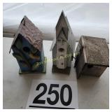 3 Bird Houses