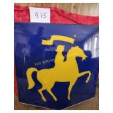 Vintage Joan of Arc Sign out of the Hoopeston, IL