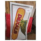 Metal DeKalb Sign 6 Ft wide 3 ft Tall Singel Sided