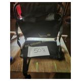 Portable Bleacher Seat, Storm Door Plastic  Golf