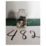 Vintage Jar of Buttons  Small