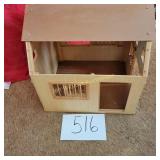 Wood Horse Barn, Sliding Doors, Windows Missing of
