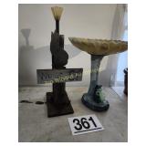 Bird Bath, Flower Bed Decor Piece