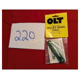 OLT Model VQ-31 Valley Quail Call  Never Opened