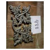 Vintage Cast Acorn Trivet