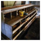 Bench with Cubby Holes