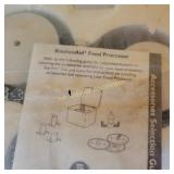 New Kitchen Aid Processor