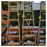 6 Ft wood Ladder