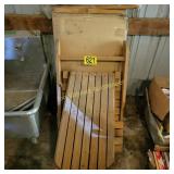 Fold Flat Chair and Ottoman