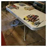 Vintage Chrome Leg Table