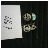 4 rings, Turquoise is authentic