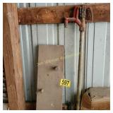 Outside Hydrant, Wood Peg Board