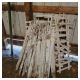Wood Picket Fence Pieces