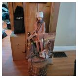 Plaster Craft Lamp,
