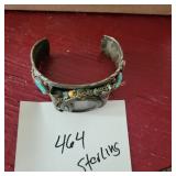 Sterling Turquoise Watch Band