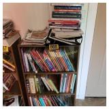 Small Book Case and Cookbooks