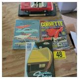 Corvette Magazines and Model Car
