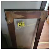 Vintage Glass Wood Door, Glass, Mirror