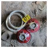 Vintage Hub Cap Pieces