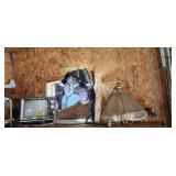 TV, Lamp, Poster