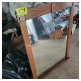 Oak Framed Mirror