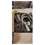 Vintage Camera, Horse Shoe, Pine Cones