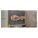 Tete the Clown Framed Art Work "The Clown" by