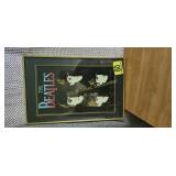 Framed Beatles Poster