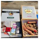 Matches and Cigar Boxes