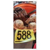 Baseballs, Ball Gloves,