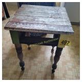 Vintage Square Table