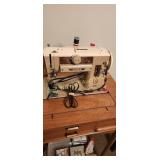 Sewing Machine, Cabinet Table
