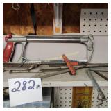 Hack Saw, Files, Wrenches