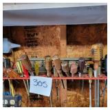 Assortment of Screw Drivers,  Levels, Trouble