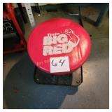 Big Red Garage Stool