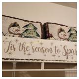 Holiday Pillows, Signs