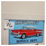 Chevolret Metal Sign
