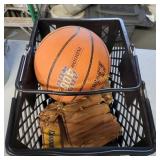 Shopping Basket, Basketball, Glove