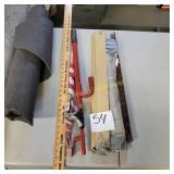 Lock, Flags, Yard Stick