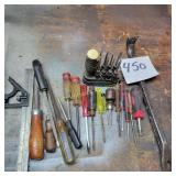 Screw Drivers, Crow Bar